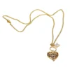Collar dije Relicario Corazón