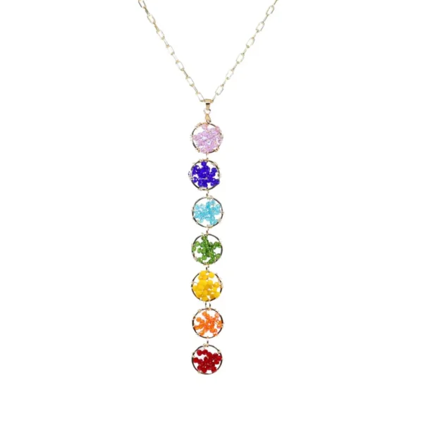 Collar 7 Chakras de cristales