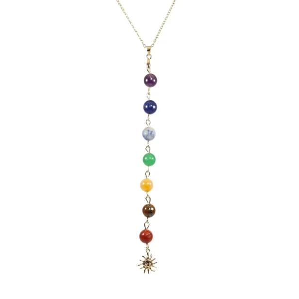 Collar 7 chakras de piedras naturales