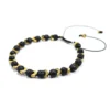 Pulsera de hematitas y piedras volcánicas