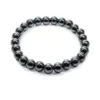 Pulsera elástica con piedras Hematitas